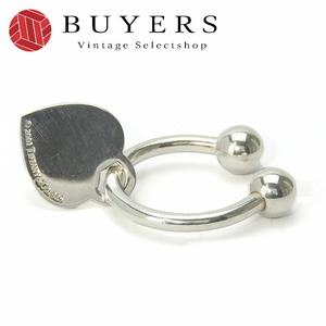  б/у Tiffany кольцо для ключей Heart бирка серебряный 925 примерно 21.3g серебряный серебряный женский женщина 