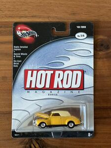 100% HotWHeeLs ′40 FORD HOT ROD MAGAZINE SERIES ホットウィール 未開封