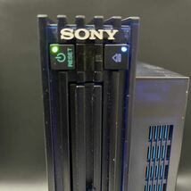 【動作確認済み】SONY プレイステーション 2 ミッドナイトブルー　コントローラー　スタンド　PS2 ソニー　scph-5000_画像9