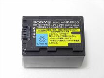 SONY 純正 バッテリーパック NP-FP60 ソニー 電池 送料220円　e611c_画像2