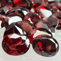 大量!!［天然ガーネットおまとめ100ct］M ルース 裸石 宝石 ジュエリー jewelry garnet 柘榴石 DB0 ②_画像2