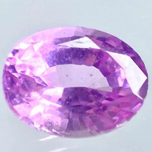 ［天然ピンクサファイア0.311ct］M 約4.4×3.4mm ルース 裸石 corundum コランダム pink sapphire 宝石 ジュエリー 