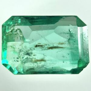 1.3ctUP!!［天然エメラルド1.310ct］A 約8.3×5.7mm ルース 裸石 ベリル beryl emerald 宝石 ジュエリー BJ1/BJ1 テEA0