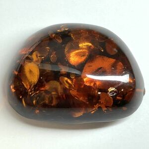 ［天然本琥珀21.7g］M 約108.5ct 50.3×39.3mmルース 裸石 宝石 ジュエリー コハク こはく amber jewelry DH0/EA4