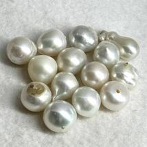 ［南洋白蝶14点おまとめ］M 50g/250ct 約11.5-23mm珠 pearl パール 本真珠 ジュエリー jewelry 裸石 宝石 pearl_画像4