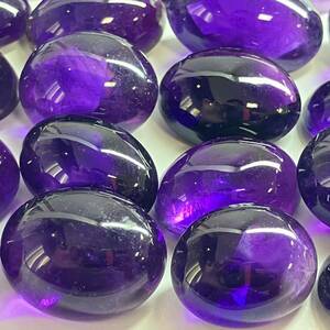 ［天然アメジスト19点おまとめ300ct］M ルース 裸石 宝石 ジュエリー jewelry amethyst 紫水晶 