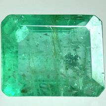1.6ctUP!!［天然エメラルド1.660ct］A 約7.6×6.1mm ルース 裸石 ベリル beryl emerald 宝石 ジュエリー BJ1/BJ1 テEA0_画像1