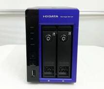 ■【ジャンク】I・O DATA LAN DISK Storage Server HDL-Z2WM6C2 HDL-Z2WMC2シリーズ 2ドライブ NAS 2ベイ HDDなし 鍵なし【H24030508】_画像2