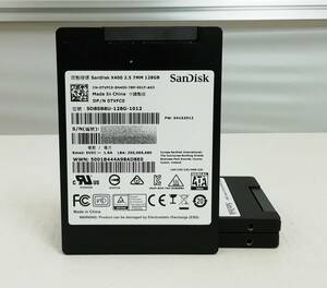 【3枚セット】SanDisk SD8SB8U X400 2.5インチ SSD SATA 128GB ゆうパケット発送 代引き・日時指定不可 【H24031701】 