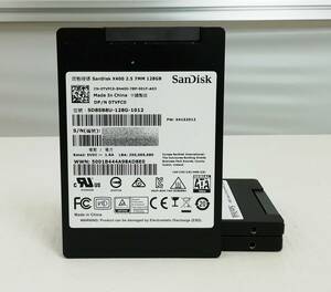 【3枚セット】SanDisk SD8SB8U X400 2.5インチ SSD SATA 128GB ゆうパケット発送 代引/日時指定不可 即日発送 一週間返品保証【H24032101】