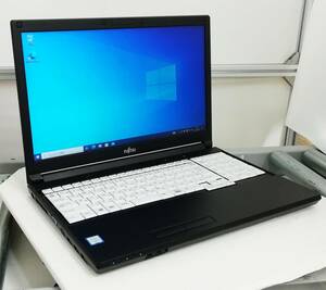 FUJITSU LIFEBOOK A576/TX Core i5 6360U メモリ8GB 新品SSD 2.5インチ256GB Windows 10 Pro 64bit 即日発送 一週間返品保証【H24032207】