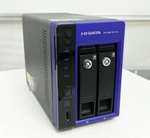 ■【ジャンク】I・O DATA LAN DISK Storage Server HDL-Z2WM6C2 HDL-Z2WMC2シリーズ 2ドライブ NAS 2ベイ HDDなし 鍵なし【H24030508】_画像1