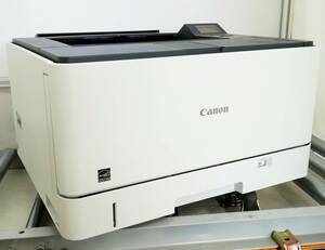 [ toner remainder many ]Canon/ Canon A3 monochrome laser printer -Satera LBP441 printing sheets number 13451 sheets used toner attaching one week guarantee [H24032715]