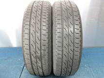 ★7-8分山★21年製★ ブリヂストンNEXTRY 155/65R14　ダイハツ純正ホイール 14×4.5J +45 4H-100 4本セット　E333_画像8