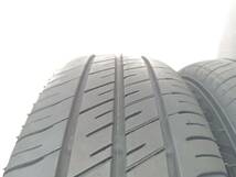 ★8-8.5分山★20年製★ グッドイヤーEfficientGrip ECO EG02 155/65R13　社外ホイール 13×4J +43 4H-100 4本セット 軽自動車等　E406_画像10