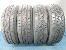 ★8-9分山★20年製★ ブリヂストンNEXTRY 175/65R14　社外ホイール 14×5J +42 4H-100 4本セット　E409_画像2