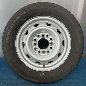 ★7-8分山★20年製★ SEIBERLING SL101 145/70R12 マルチスチールホイール 12×3.5J 4H-100/110/114.3 4本セット E519の画像5