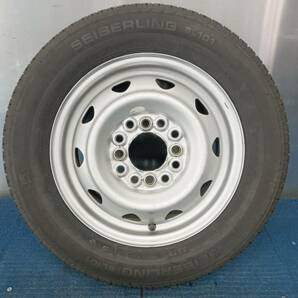 ★7-8分山★20年製★ SEIBERLING SL101 145/70R12 マルチスチールホイール 12×3.5J 4H-100/110/114.3 4本セット E519の画像4