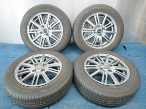 ★8-8.5分山★20年製★ グッドイヤーEfficientGrip ECO 175/65R14　社外ホイール 14×5.5J +39 4H-100 4本セット　E525