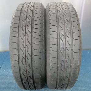 ★8-8.5分山★22年製★ ブリヂストンNEXTRY 155/65R14 社外ホイール 14×4.5J +43 4H-100 4本セット 軽自動車等 E528の画像9