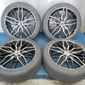 ★8-8.5分山★23年製★ WINRUN R330 245/40R19 Voltec EURO MESH 19×8J +38 5H-114.3 4本セット アルファード・ヴェルファイア等 E556の画像1