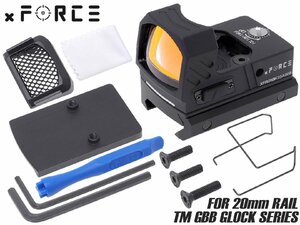 H0071B xFORCE XR4 ミニレッドドットサイト w/キルフラッシュ+GLOCKマウント