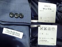 未使用:The Style Gate by TAILOR ＆ CUTTER.3ピース スーツ 48(ピンチェック/前1B/背抜き/肩44幅51/W80股下75/伊勢丹メンズ/サンプル品)_画像10