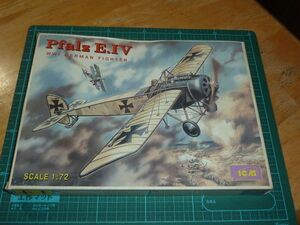 1/72 ファルツ　E-IV　ドイツ単葉戦闘機 ICM PFALZ E.4