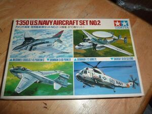 1/350 アメリカ海軍　現用艦載機セットNo.2 4機種 計10機セット タミヤ　F-4S/EA-6B/E-2C/SH-3H