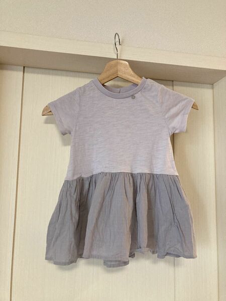 プティマイン　90センチ　女の子 チュニック 半袖Tシャツ こども服 子供服 トップス カットソー 半袖 Tシャツ