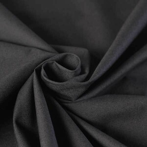 ♪コットンブロード　 黒 巾：150cm♪2.6m[9308]