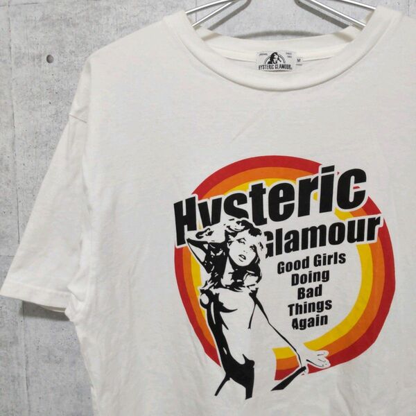 HYSTERIC GLAMOUR ヒステリックグラマー 半袖Tシャツ ヒスガール M 希少コムドットやまと着用モデル