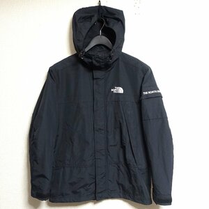 THE NORTH FACE ノースフェイス 腕ロゴ マウンテンパーカー メンズ XSサイズ 正規品 ブラック A4963