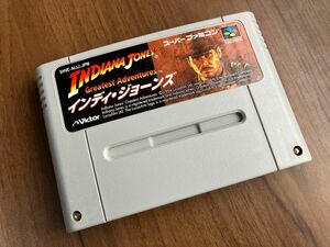 インディージョーンズ スーパーファミコン　メンテナンス済み