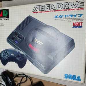 メガドライブ megadrive 本体 コントローラー ケーブル  付 セガ SEGA ジャンクの画像1