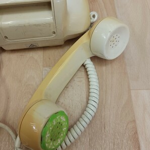希少 レア 当時物 電話機 ダイヤル式 昭和レトロ アンティーク ヴィンテージ Venus phone  ビーナスフォン 明星電気 1979年の画像7