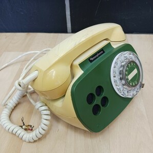 希少 レア 当時物 電話機 ダイヤル式 昭和レトロ アンティーク ヴィンテージ Venus phone  ビーナスフォン 明星電気 1979年の画像2