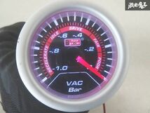 AUTO GAGE オートゲージ 汎用 VAC バキューム計 径 約51.3mm 機械式 点灯OK 動作未確認 メーター 追加メーター 訳有品 即納 棚4-4-I_画像6