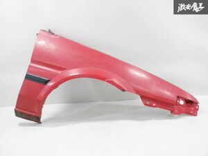 【売り切り!】 トヨタ 純正 AE86 スプリンター トレノ フロント フェンダー パネル 右 右側 運転席側 赤 レッド ハチロク 頭文字D 棚2F-H-1