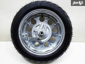 ●TAKEGAWA タケガワ アルミホイール 10×3.5 ホンダ Z50J モンキー リア にて使用 MICHELIN S1 110-80-10 05y ゴリラ ダックス 棚W-1