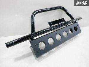 【仮装着のみ】 WANGAN357 プロト品 DA17V DA17W Every Van Wagon フロント Grilleガード Bumperガード バー Black ラプター 棚E-4