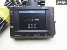 【動作OK】コムテック COMTEC ドライブレコーダー ドラレコ ZDR016 フロントカメラ SDカード 配線 GPS Full HD 1080P 棚6-1-D_画像2