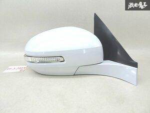 【きれい 動作点灯OK】 スズキ 純正 ZC72S スイフト ドアミラー 左 左側 助手席側 7ピン ISHIZAKI 531 ZMT スノーホワイトパール 棚7-4