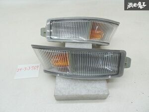 【レンズ割れなし】 トヨタ 純正 GX90 JZX90 マーク2 ウィンカー コーナーランプ ライト レンズ 左右セット KOITO 22-222 棚13-4