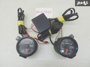 【実働】 Pivot ピボット R55 クラブマンで使用 追加メーター OBD2 ターボ計 ブースト計 水温計 ウォーターテンプ 約51mm 電子式 棚6-1-D