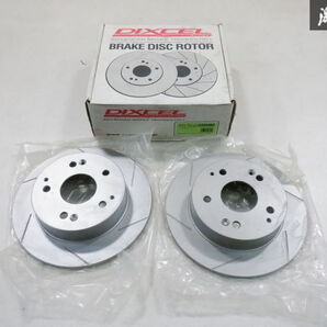 未使用 DIXCEL ディクセル リア スリッド ブレーキ ローター 左右 DC2 DB8 インテグラ タイプR 98スペック EK9 シビック タイプR 棚34-3の画像1