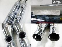 【キレイ!】 KHROME WERKS クロームワークス ハーレーダビッドソン FLST/FXST ソフテイル 2000-06y マフラー TAPER3 バイク部品 棚29-1_画像4