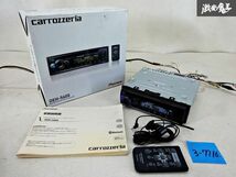 【保証付】 Carrozzeria カロッツェリア 汎用 1DIN オーディオ デッキ DEH-5600 CD USB Bluetooth再生OK リモコン付き 即納 在庫有 棚6-4_画像1