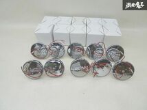 社外 トラック用 サイドマーカー マーカー ランプ 16連 LED 24V クリア プラスチック 標識 丸型 直径 約9cm 高さ 約8cm 10個 汎用 棚J-5_画像4