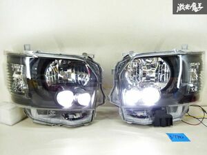 トヨタ 純正 200系 ハイエース 後期 4 5 6 7 型 LED ヘッドライト ランプ レンズ 左右 KOITO 26-137 純正 加工品 即納 在庫有 棚24-4